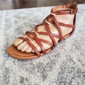 Merona tan gladiator sandals